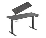 Silver Monkey Biurko elektryczne ED-140 black + DESK MAT XL Czarna - 1351463 - zdjęcie 1